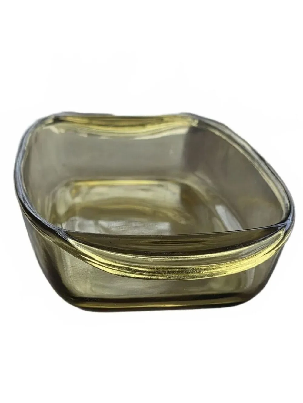 Vintage Dynaware Pyr-O-Rey Amber Glass Baking Dish Mexico 20
